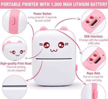 Mini Portable Thermal Printer